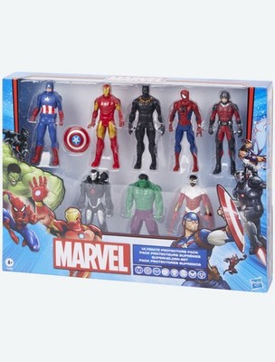 Hasbro Marvel Ultimate Protectors Action Figure 8-Pack Superhelden - NEU & OVP