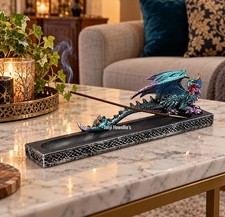 Nemesis Now Guardian Incense Stick Holder Ash Catcher Joss Stick Gothic Dragon