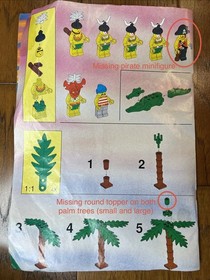 LEGO 6292 Enchanted Island Nearly Complete w/ Instruction Manual, Released 2001