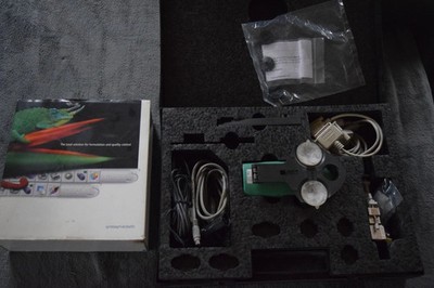 X-Rite GretagMacbeth Spectrolino Rev.C SN13997 Komplett mit Koffer & Zertifikate