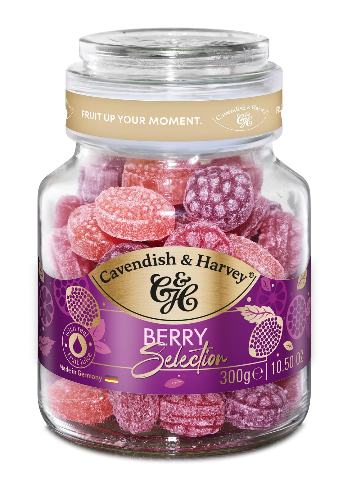 Mixed Berry Hard Candy Drops | 10.50 Ounce Jar
