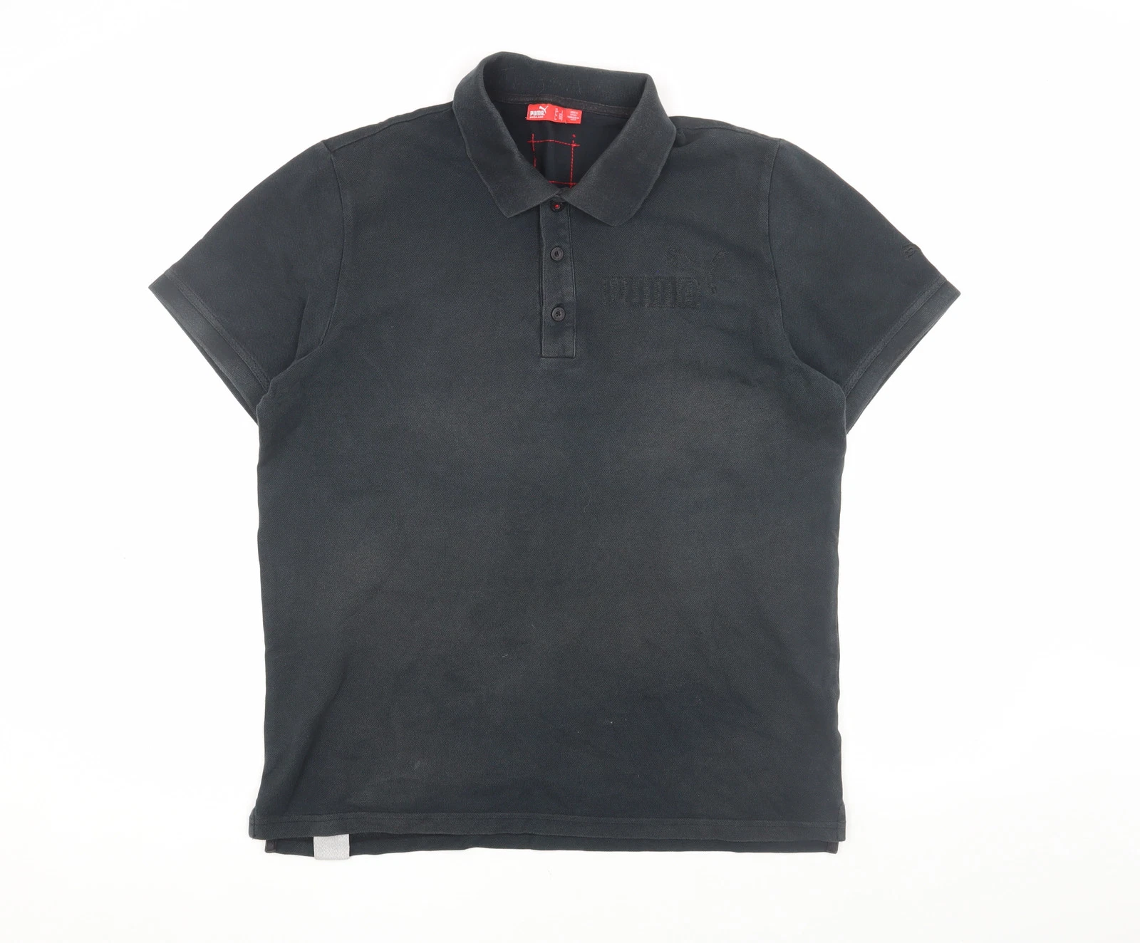 Puma Men’s Black Polo Shirt L Casual