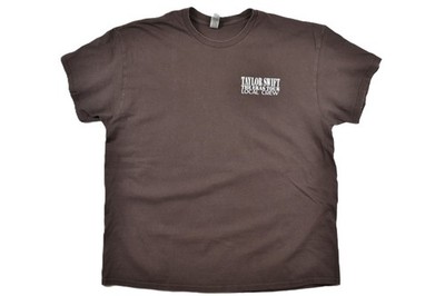 Taylor Swift Eras Tour Local Crew T-Shirt XL Brown Tee
