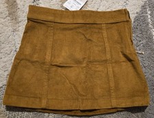 J Crew Crewcuts Girls Cordurory Brown Skirt Size 3 New D394