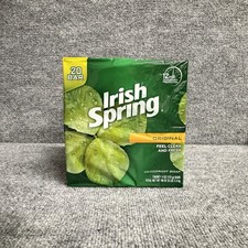 Irish Spring Original Formula Deodorant Bar Soap No Flaxseed 20 Pack 4oz Bars