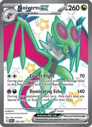 Noivern ex 220/091 SV: Paldean Fates Shiny Ultra Rare Holo