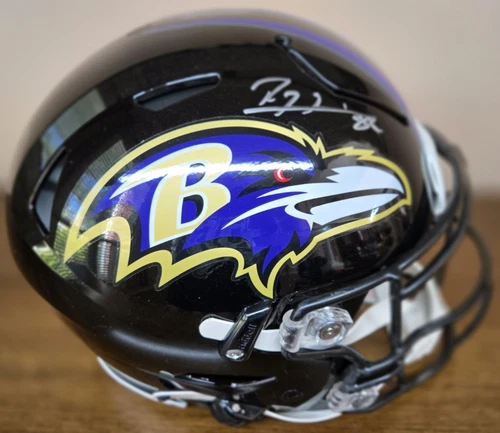 Ray Lewis Signed Full Size Baltimore Ravens Speedflex Helmet Autographed Beckett