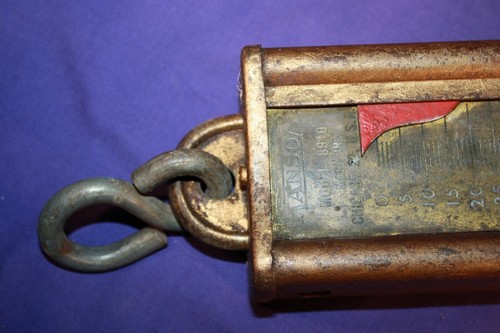 Vintage Hanson USA Model No. 8910 THE VIKING 100 LB Scale Hunting CHICAGO - Picture 5 of 8