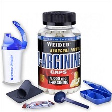 156,3 /Kg ++ Weider L-Arginin 100 Kapseln + B...