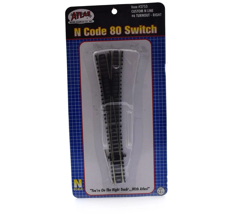 Atlas Model Power Assorted Track Switch Bumpers Snap Track - Image 3 of 4