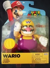 World of Nintendo Super Mario Wario 4 Inch Action Figure