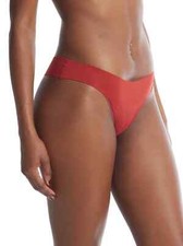 Hanky Panky BreatheSoft Natural Rise Thong Panties Sz M Persimmon 6J1661B NWT