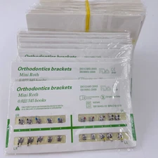 20 PKS Dental Orthodontic Bracket Brace Mini Roth Slot 022 Hooks 3-4-5 FDA