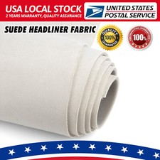 1X 79"x60" Headliner Fabric Auto Roof Lining DIY Replacement Repair Foam Backing