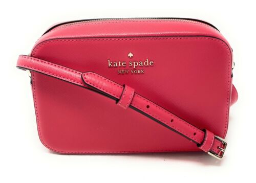 Kate Spade Mini Camera Bag Crossbody Saffiano Leather Handbag WLR00686 $249  | eBay