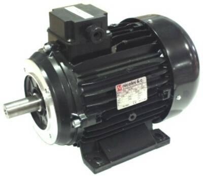 Nicolini 5,5 PS/4kW Dreiphasen 400 V Elektromotor 28 mm Vollwelle 1400 U/min 100