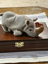 Ty Beanie Baby Spike The Rhinoceros Hang Tag