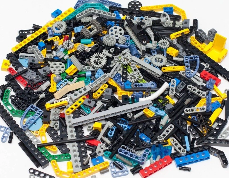 1000 RANDOM  Lego Technic Mindstorm NXT RCX BULK Parts LOT Liftarms Bricks Axles - Image 2 of 4