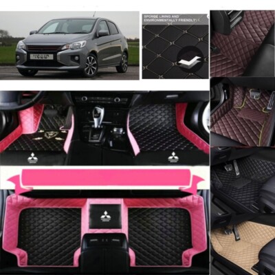 Fußmatten für Mitsubishi Mirage Eclipse Space Star Automatten Autoteppich Custom