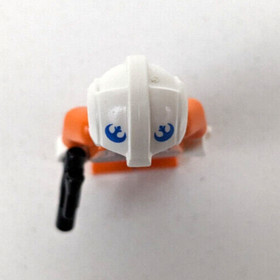 LEGO Snowspeeder Pilot White Helmet Headset Minifigure Star Wars 75056 sw0597