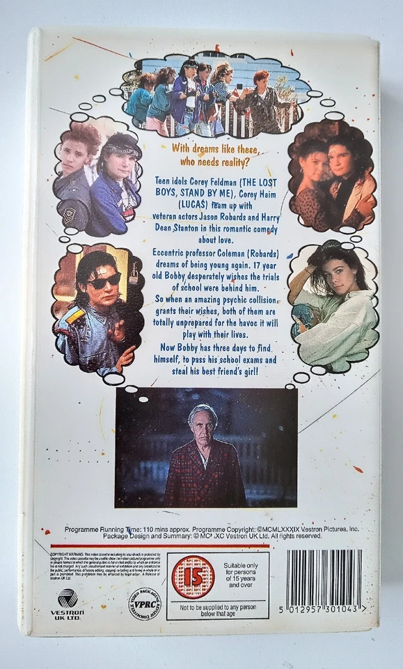 Dream A Little Dream VHS Corey Haim Corey Feldman - Imagem 2 de 4
