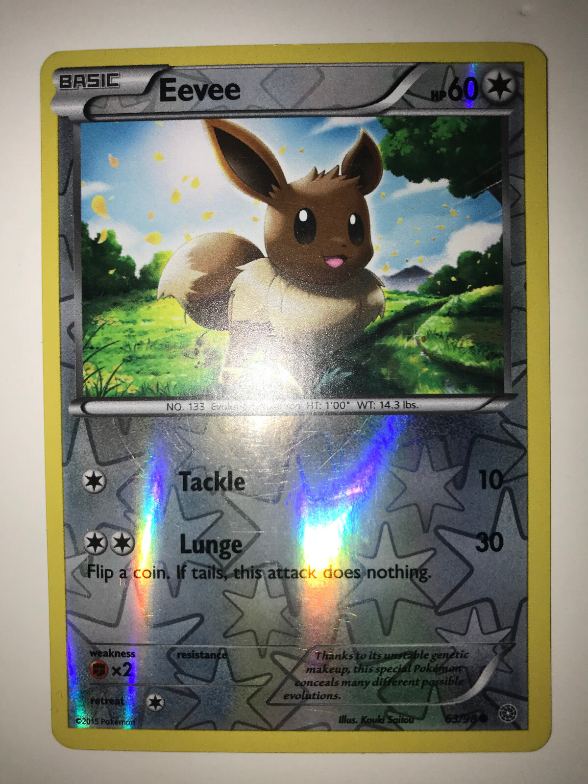 Eevee 63/98 XY-Ancient Origins Reverse Holo