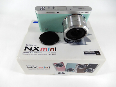 Very Good] Samsung NX Mini Digital Smart Camera 20.5MP 9-27mm Lens