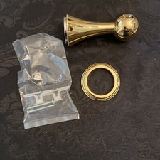 KOHLER K-364-PB Finial Robe Hanger / Towel Hook, Polished Brass