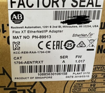 New AB1794-AENTRXT Ser A Flexlogix EtherNet/IP Adapter Free Shipping