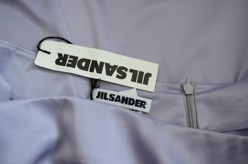 Falda midi JIL SANDER ¡NUEVA! D 36 IT 40 hasta la rodilla línea A lavanda púrpura - Imagen 5 de 5
