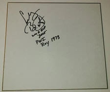 Cowboy Bob Orton Autograph Shikishi Art Board Signed WWF Legend WWE 2005 HOF 