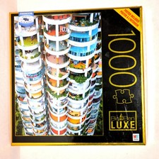 Milton Bradley 1000 Piece Jigsaw Puzzle - Apartment Building in China   New