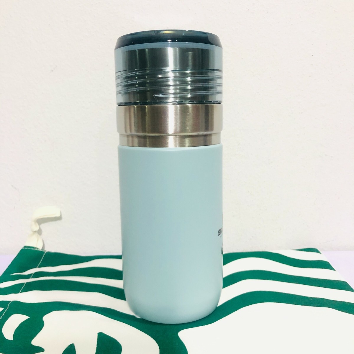 Starbucks, Accessories, Starbucks Stanley Thermos Stainless Steel Vacuum  Tumbler Blue