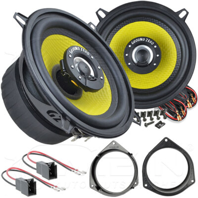 GROUND ZERO LAUTSPRECHER für FIAT PANDA 3 Typ 312/319 ab 2012 Heck Tür 130 #B43L
