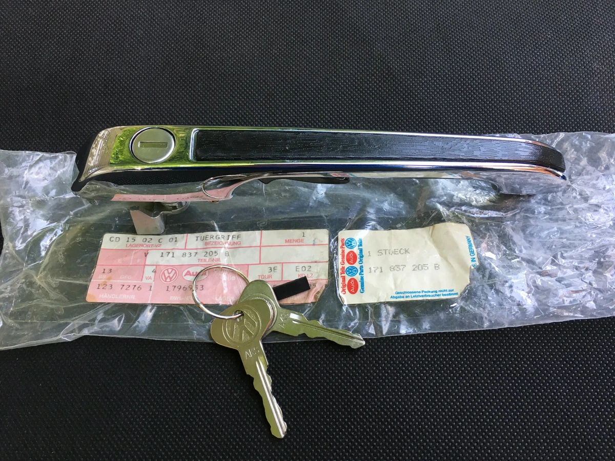 Original VW Golf I Türgriff aussen verchromt 171837205B NOS DOOR 