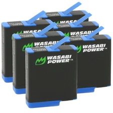 Wasabi Power Battery (6-Pack) for GoPro HERO8 Black (Compatible with HERO7,