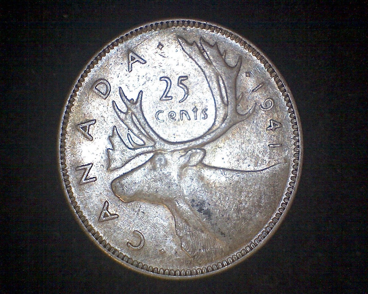 Kennyフェントン トパーズオパールセントホブネイル １９４１年シュガー 1941 CANADA 25 CENTS KM#35 -80% SILVER #17809 | eBay