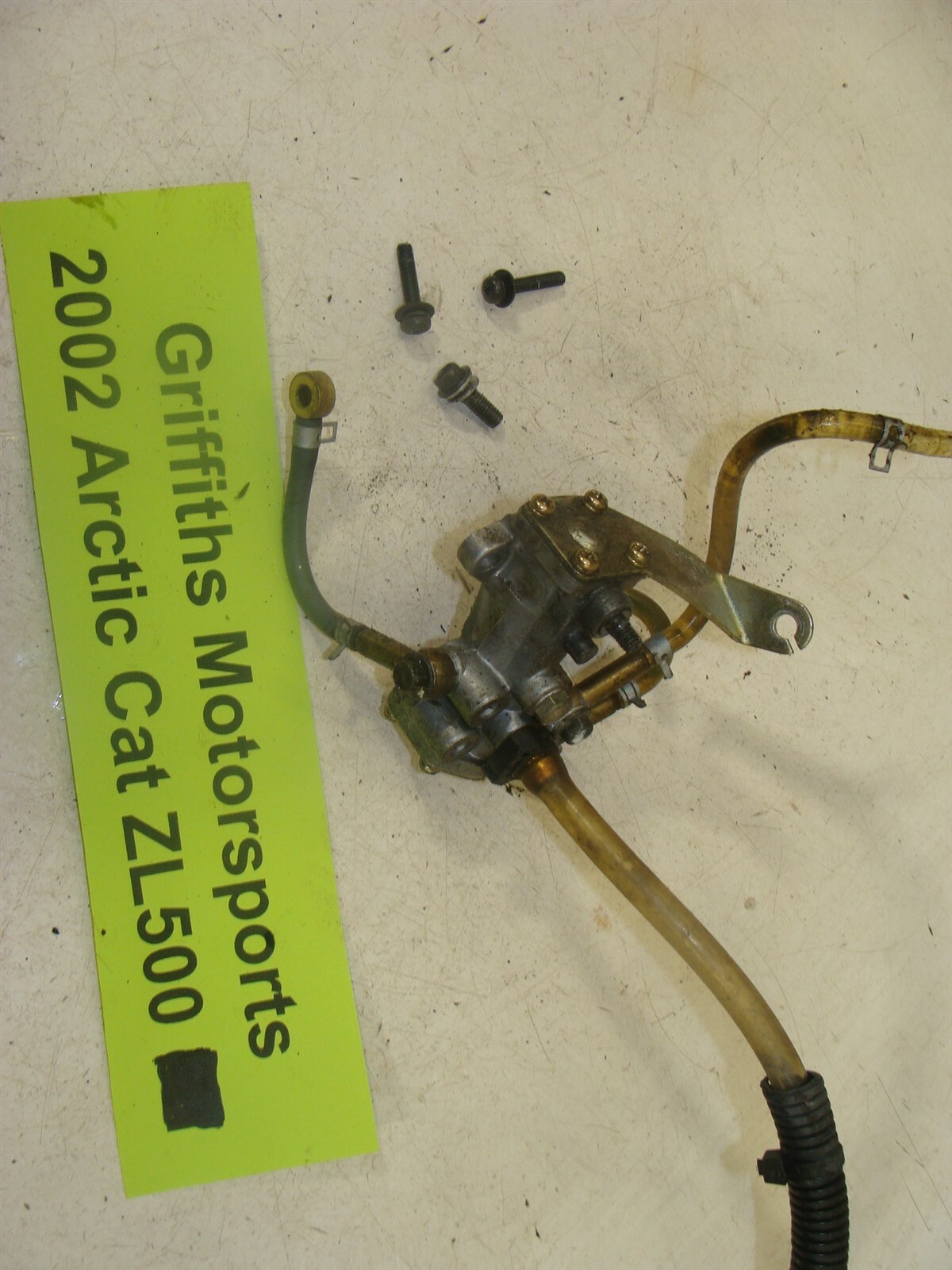 2002 ARCTIC CAT ZL500 zr oem mikuni oil injection injector pump lines