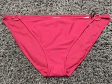 Shade  Shore XL 16 Pink Low Rise High Leg Cheeky Ring Detail Bikini Bottom