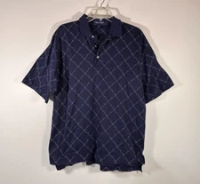 Ralph Lauren Polo Golf Club All Over Print Polo Shirt Men Size L