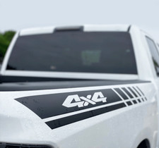 Fits Dodge Ram 4x4 Mountain Bedside Stripe Decals Vinyl Truck Bed Graphics Set