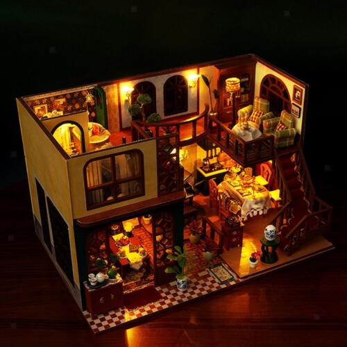 DIY Miniature Dollhouse Kits Doll House Model for Adults Ages 7 Years Old up - Picture 1 of 6