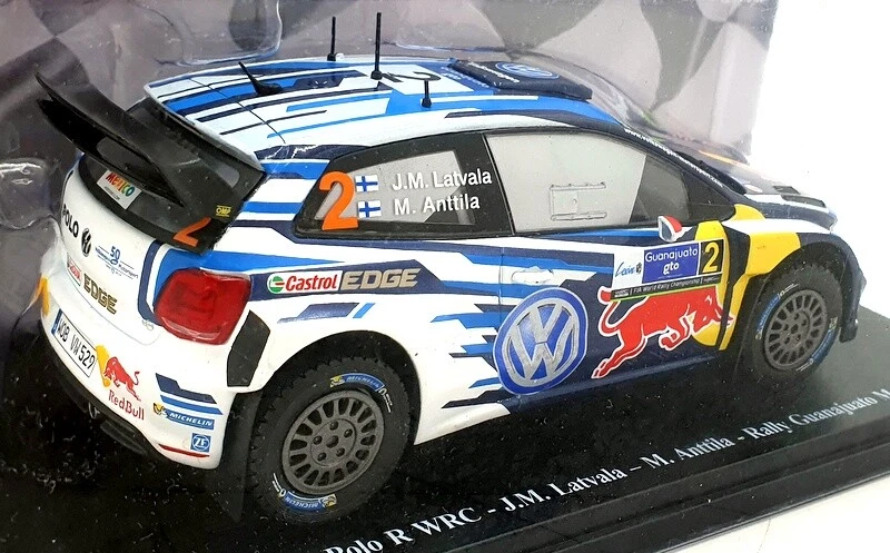 Altaya escala 1/24 diecast AL5122C - Volkswagen Polo R WRC J.M. Latvala #2 2016 Foto 2 de 4