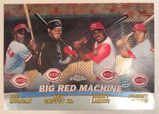 2001 Topps Chrome Combos - Griffey - Bench - Morgan - Larkin - #7 - Reds - NrMt+