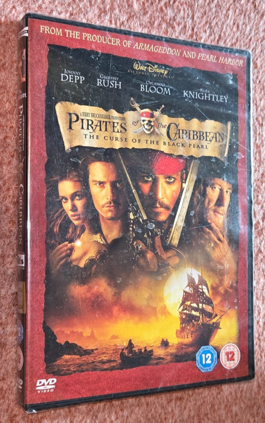 Pirates Of The Caribbean The Curse Of The Black Pearl (New Sealed DVD, 2006)
