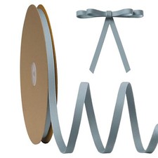 Blue Velvet Ribbon Double Faced 3/8 Inch x 30 Yard Blue Vintage Velvet Christ...