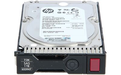 HP - 653947-001 - HP 1TB 6G SAS 7.2K rpm LFF (3.5-inch) SC MiDLine