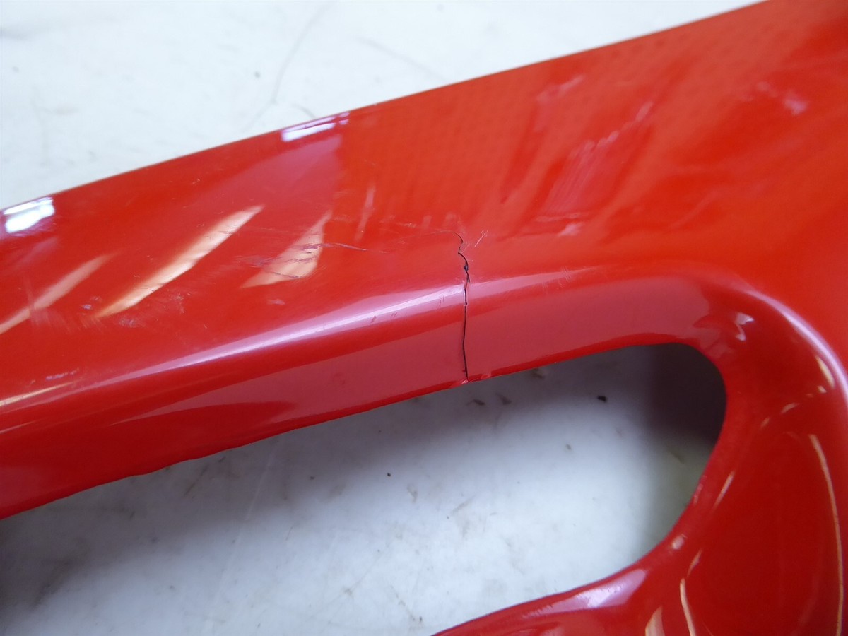 Kawasaki ZX-6 Ninja 600 PL1159-24. red left side cover seat cowl w