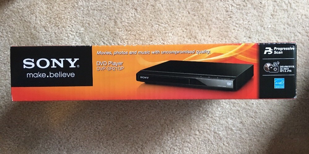 DVP-SR210P Sony Progressive Scan CD DVD Player Ships for sale