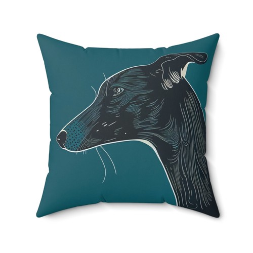 Copy of Greyhound Spun Polyester Square Pillow - Picture 12 of 13